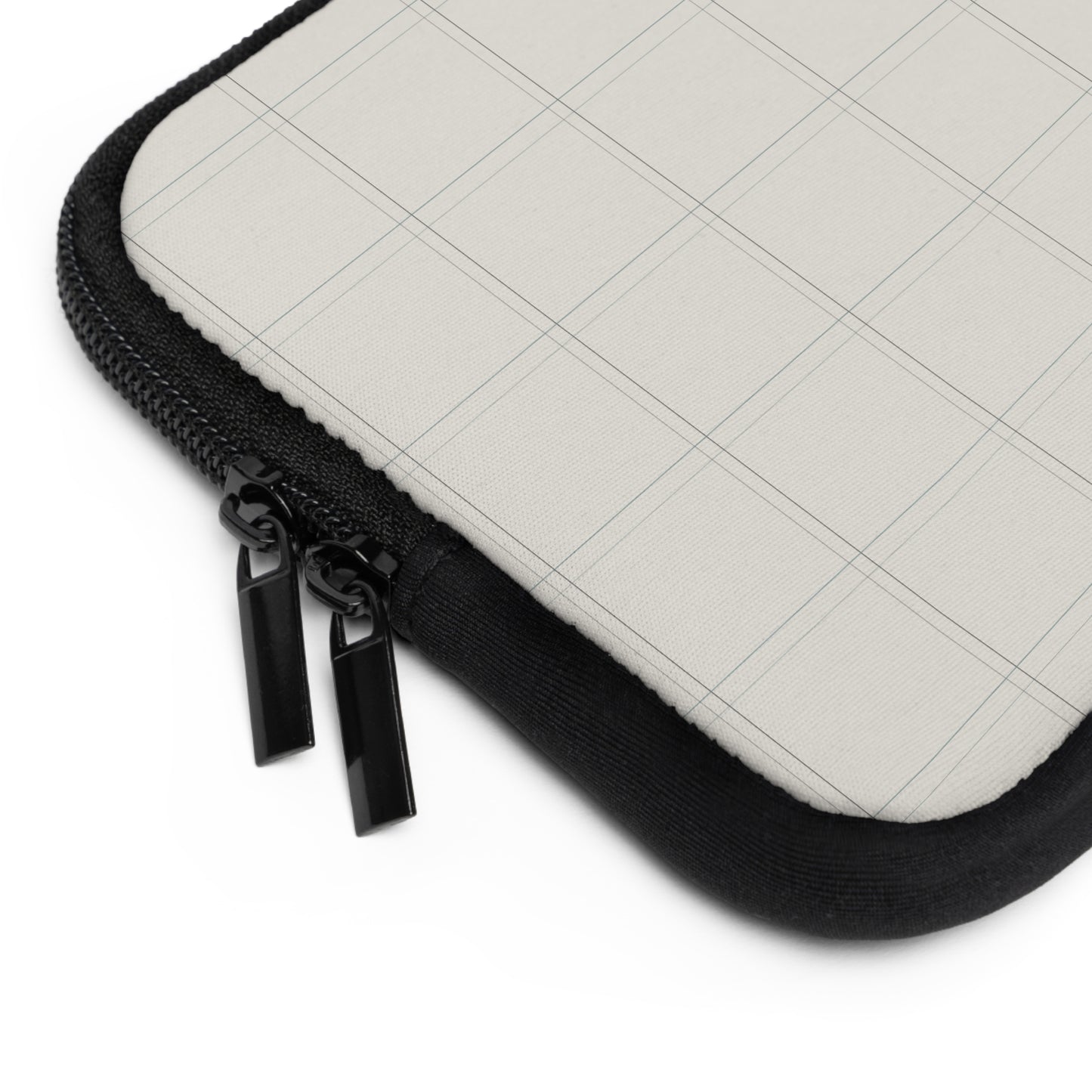 AREY Plaid Laptop Sleeve - Cream