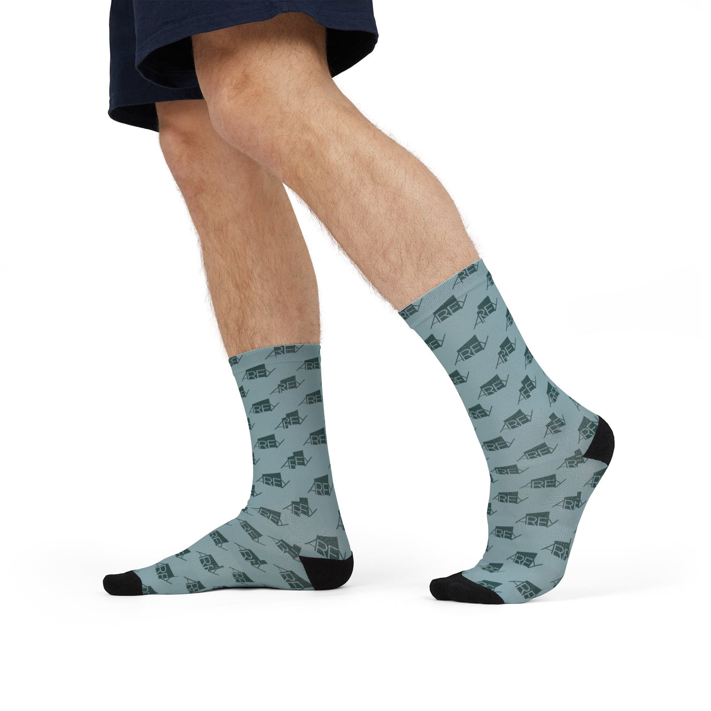 AREY Crew Socks - Seafoam