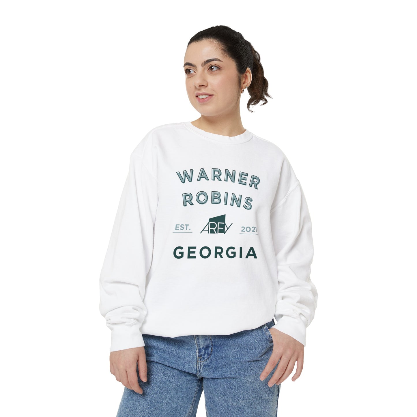 AREY x Warner Robins Comfort Colors Sweatshirt