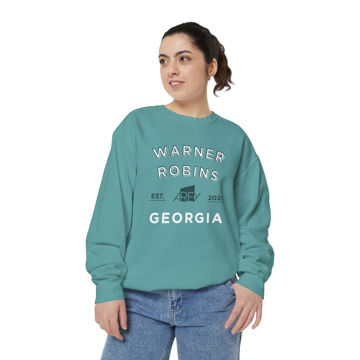 AREY x Warner Robins Comfort Colors Sweatshirt