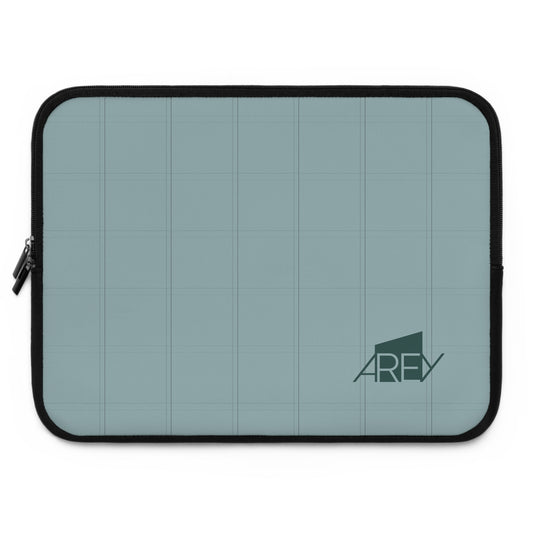 AREY Plaid Laptop Sleeve - Seafoam