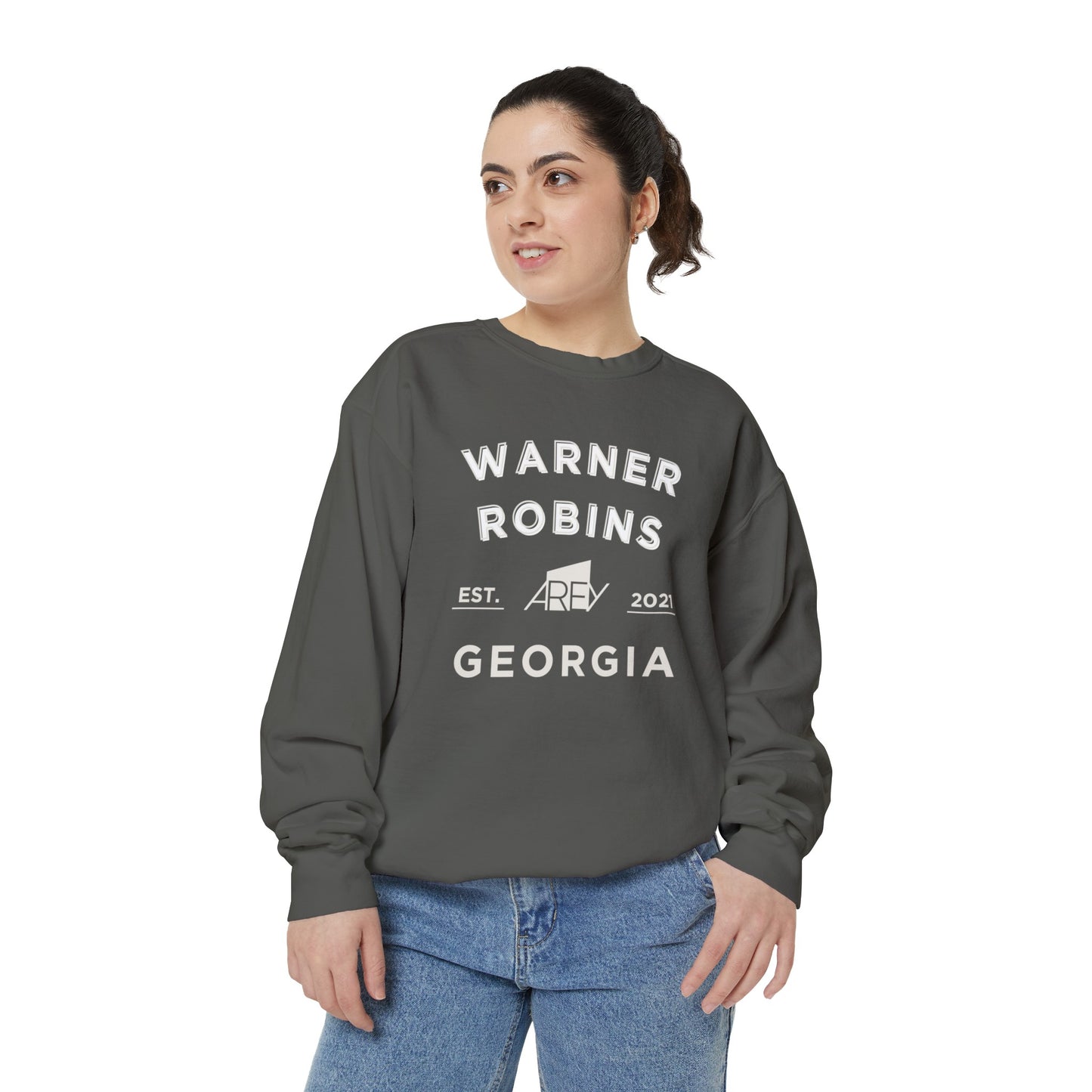 AREY x Warner Robins Comfort Colors Sweatshirt