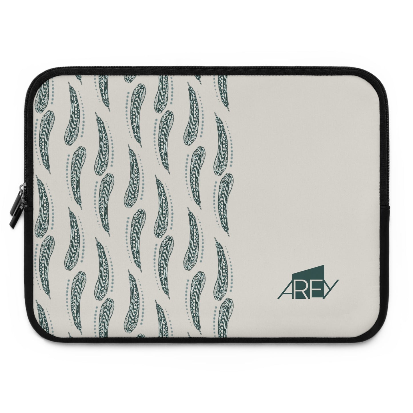 AREY Feather Laptop Sleeve - Cream