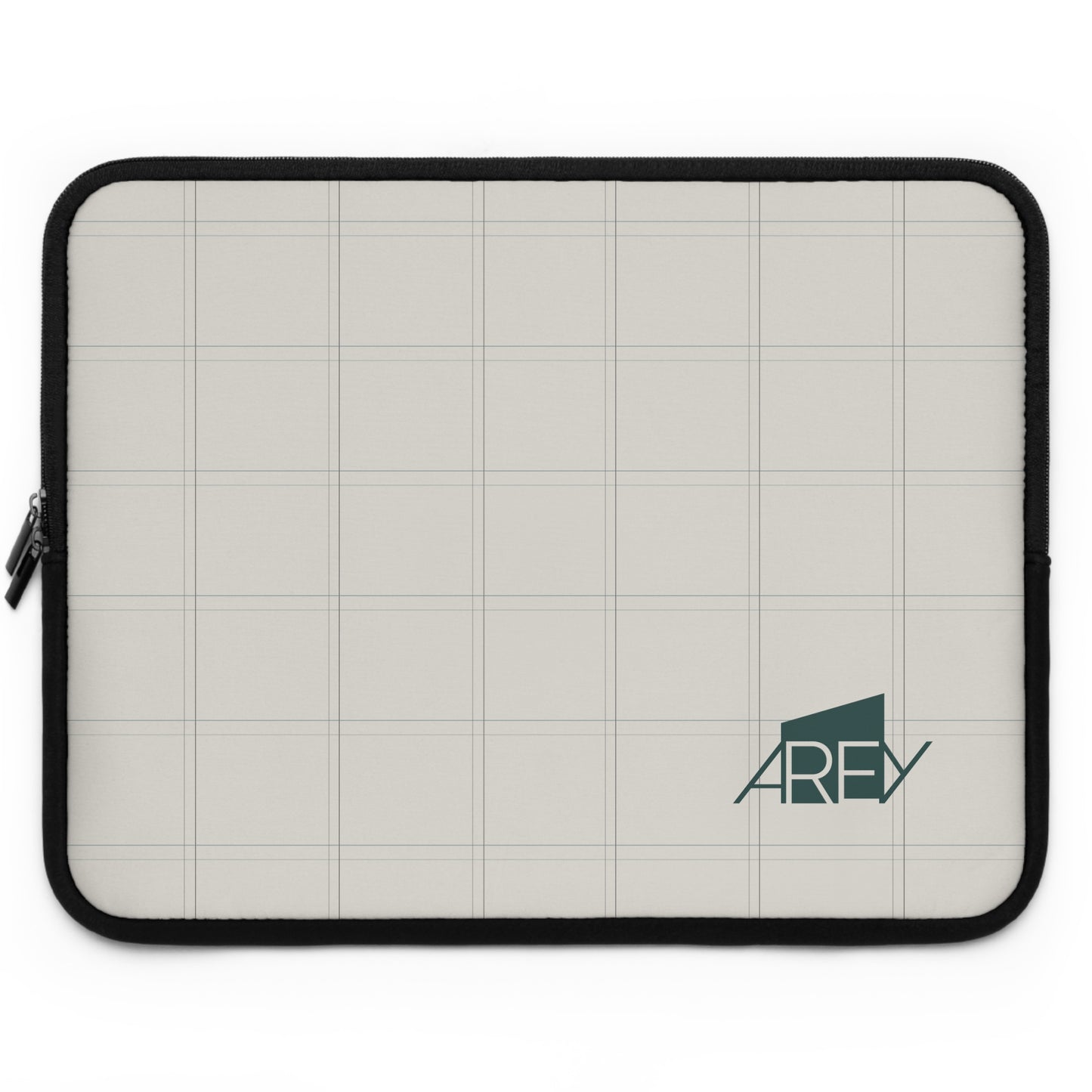 AREY Plaid Laptop Sleeve - Cream