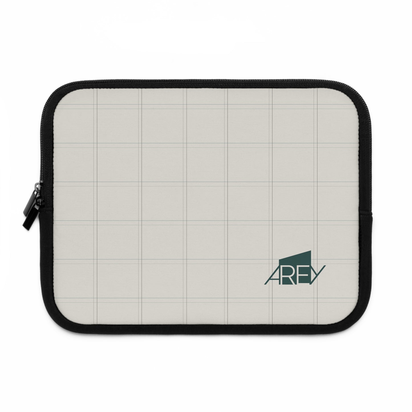 AREY Plaid Laptop Sleeve - Cream